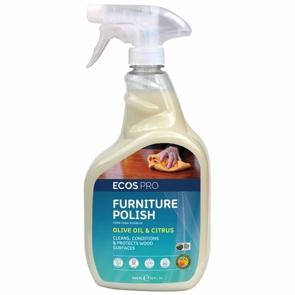Furniture Wood Polish Cleaner, PK6, Ecos Pro, Mfr#: PL9731/6