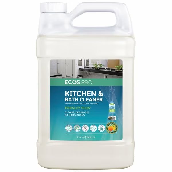 Kitchen Bathroom Cleaner, PK4, Ecos Pro, Mfr#: PL9746/04