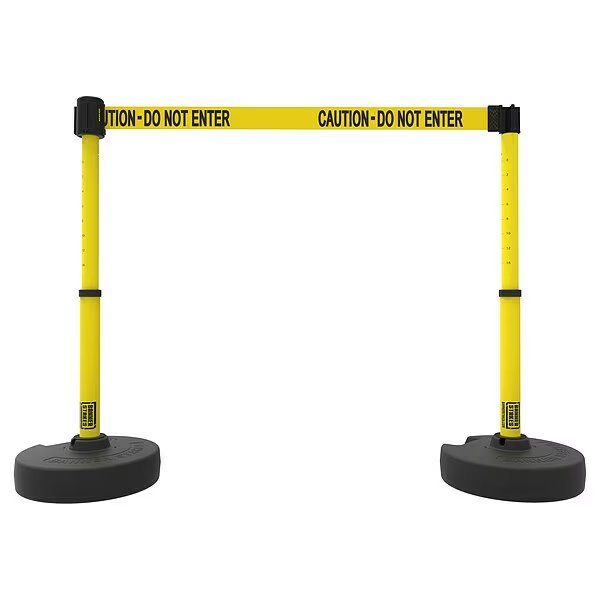 PLUS Barrier Set X2, Blank Black Banner, Banner Stakes, Mfr#: PL4204