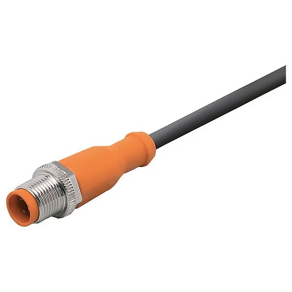 Single-Ended Cordset, 5 m L Cable, Ifm, Mfr#: EVC077