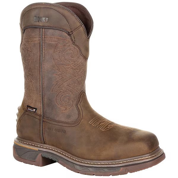 Western Boot, M, 9, Brown, PR, Rocky, Mfr#: RKW0288
