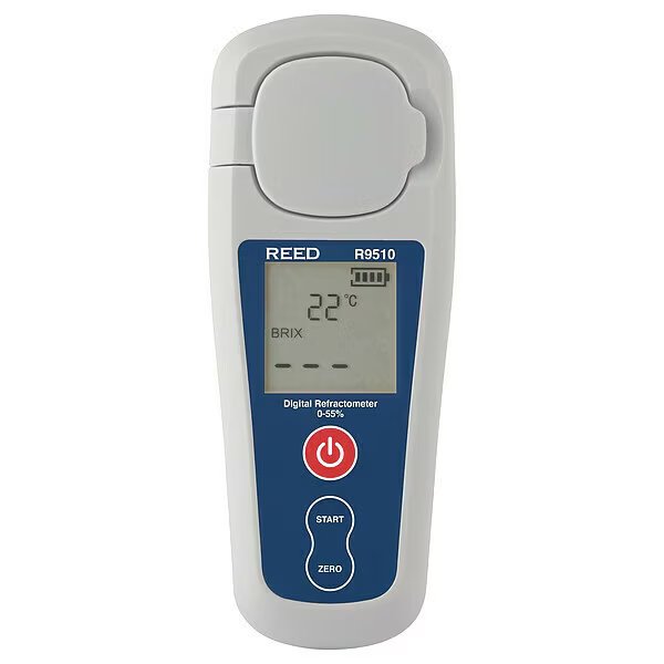 Digital Refractometer, Hand Held, 5.5" H, Reed Instruments, Mfr#: R9510