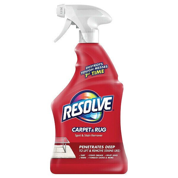 Triple Oxi Advanced Trigger Carpet Cleaner, 22 oz Spray Bottle, PK12, Resolve, Mfr#: 19200-00601