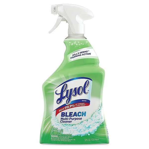 All Purpose Cleaner, 32 oz. Trigger Spray Bottle, Slight Chlorine, Lysol, Mfr#: 19200-78914