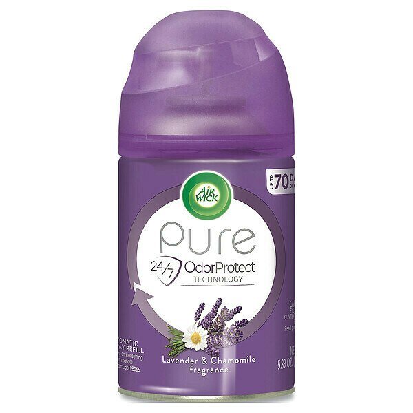 Freshmatic Ultra Automatic Spray Refill, Lavender/Chamomile, 5.89 oz Aerosol Spray, PK6, Air Wick, Mfr#: 62338-77961