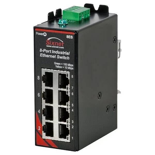 Ethernet Switch, Red Lion, Mfr#: SL-8ES-1