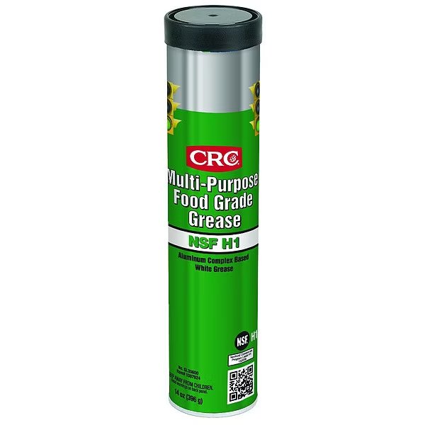 14 oz. White Food Grade Grease Cartridge, Crc, Mfr#: SL35600