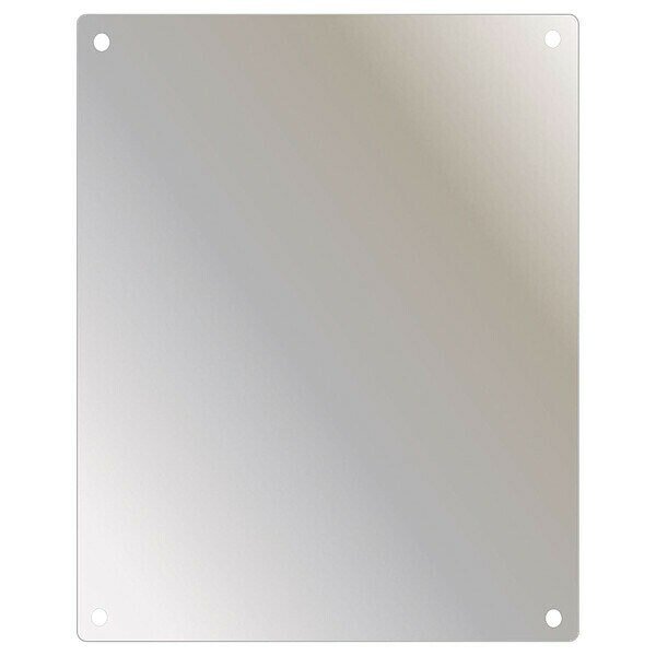 10" x 14" Stainless Steel Washroom Mirror, Ketcham, Mfr#: SSF-1014