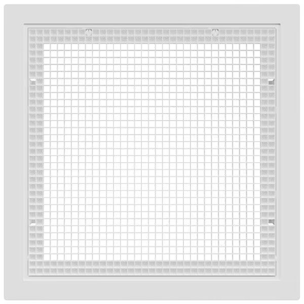 Return Air Grille, 23 3/4 in X 23 3/4 in, Matte, Plastic, American Louver, Mfr#: STR-ERFG-W-FR