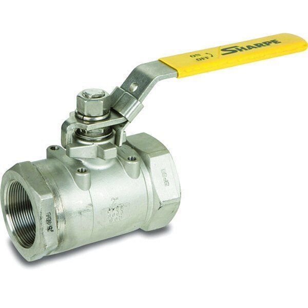 Manual 2-Way Ball Valve, NPT, SS, Sharpe Valves, Mfr#: 4353010880