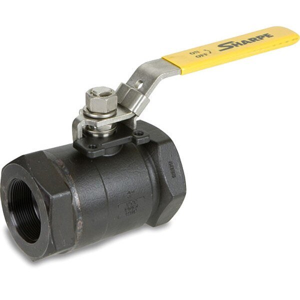 Manual 2-Way Ball Valve, NPT, Carbon Steel, Sharpe Valves, Mfr#: 4353011260