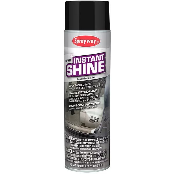 20 Oz. Instant Shine Can, Clear, Wash and Shine, Sprayway, Mfr#: SW936