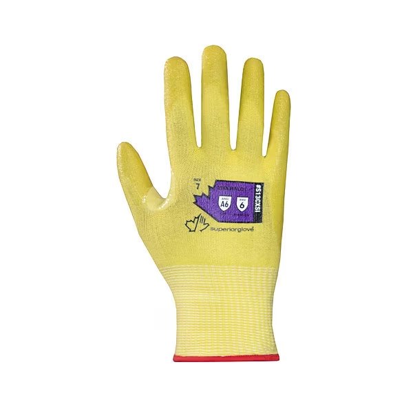 Work Gloves, A6 Cut Level, 13 ga, Emerald Cx, Mfr#: S13CXSI-6