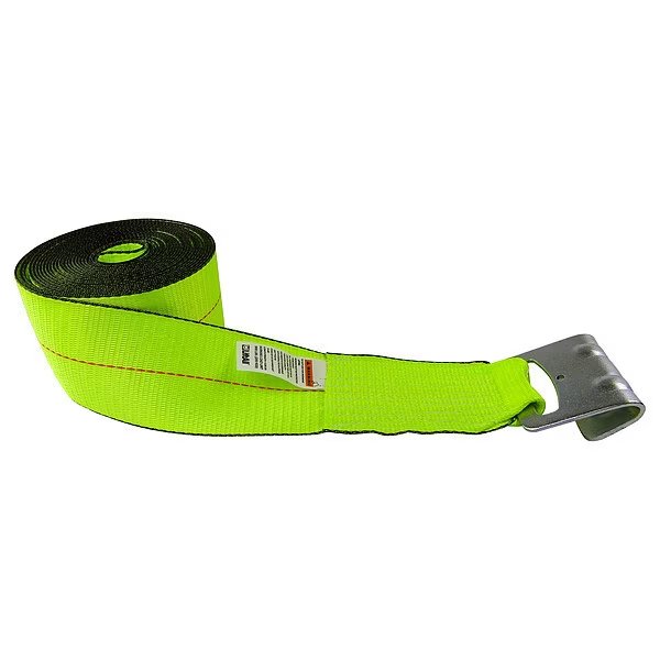 Tiedown, Winch Strap, WLL5000 lb, Flat Hook, Lift-All, Mfr#: TE61202