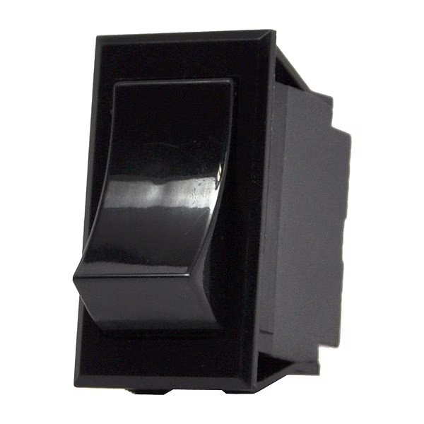 Rocker Switch, DPST, 4 Connections, Carling Technologies, Mfr#: TIGK51-6S-BL-NBL