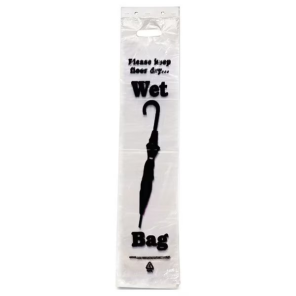 Wet Umbrella Bag, 7Wx31H, Clear, PK1000, Tatco, Mfr#: TCO57010