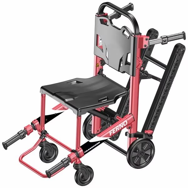 Stair Chair, Capacity 550 lb, 36" H, 20" W, Ferno, Mfr#: Transend Stair Chair EVAC