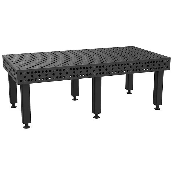Welding Table, 47.2" D, 23.6" H, 94.5" L, Buildpro, Mfr#: T28-2412XQ-A3