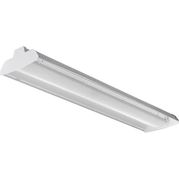 LED Low Bay, 44.4 W, 48" L, Dimmable, Lithonia Lighting, Mfr#: UFITL486000LMSEFMVOLTGZ10 40K 80CRI WH
