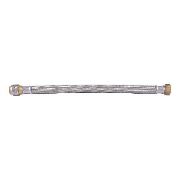 Water Heater Connector, 18 "L, 200 psi, Sharkbite Max, Mfr#: UR3088FX18G