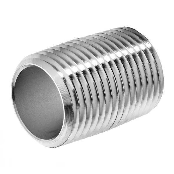 Nipple, Schedule 80, 19/64"ID, 304 SS, 7/8"L, EnjoyTool Select, Mfr#: ZUSA-PF-15454