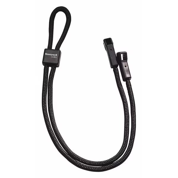 Eyewear Retainer, Blk, Slotted Jaws, 25" L, Honeywell Uvex, Mfr#: S515