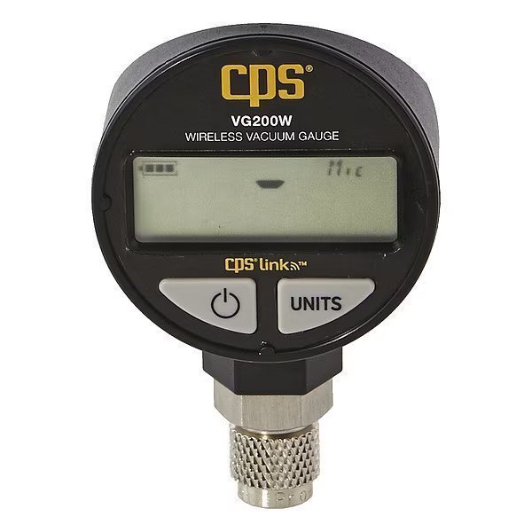 Vacuum Gauge, Wireless, 1/4" Flare, Blackmax, Mfr#: VG200W