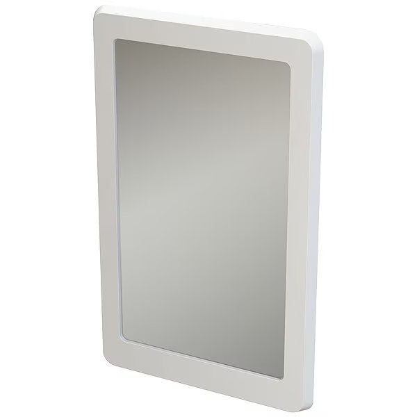 17 1/2 in "H x 14 1/2 in "W, Framed , Mirror , Polymer Resin , , Bestcare, Mfr#: WH1860-OCC11