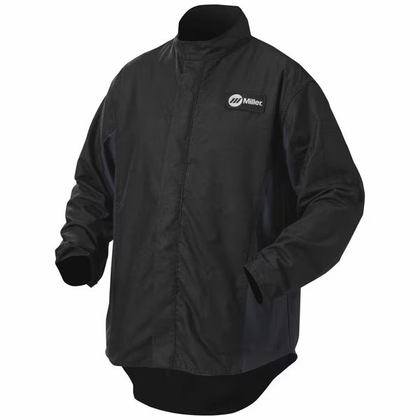 Welding Jacket, Black/Navy, 3XL, Miller Electric, Mfr#: 247119