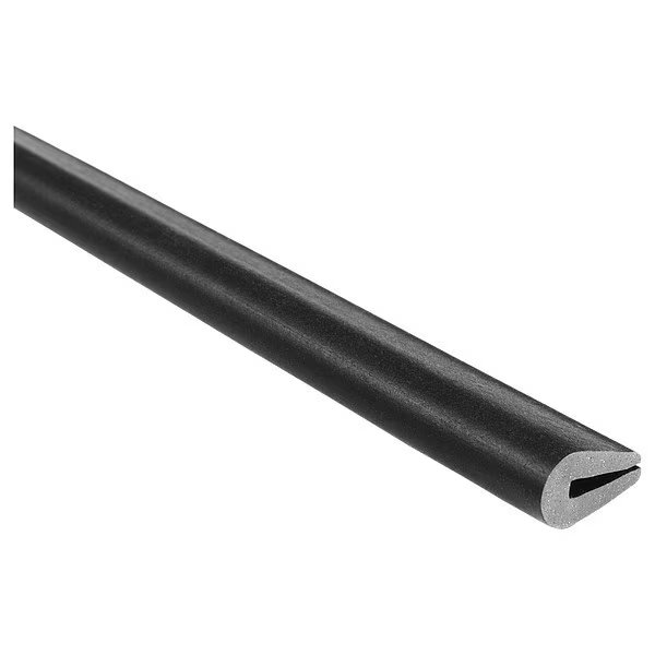 Rubber Edging, 1/4" H, 100 ft L, 1/2" W, Trim-Lok, Mfr#: X1011-100