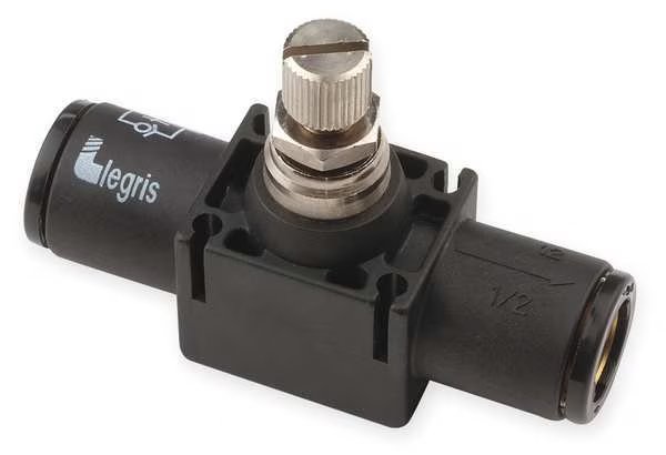 FlowCntrl Regulator, Inline, 5/32"T, Tube, Legris, Mfr#: 7770 04 00