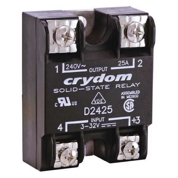 Solid State Relay, 3 to 32VDC, 90A, Crydom, Mfr#: D2490