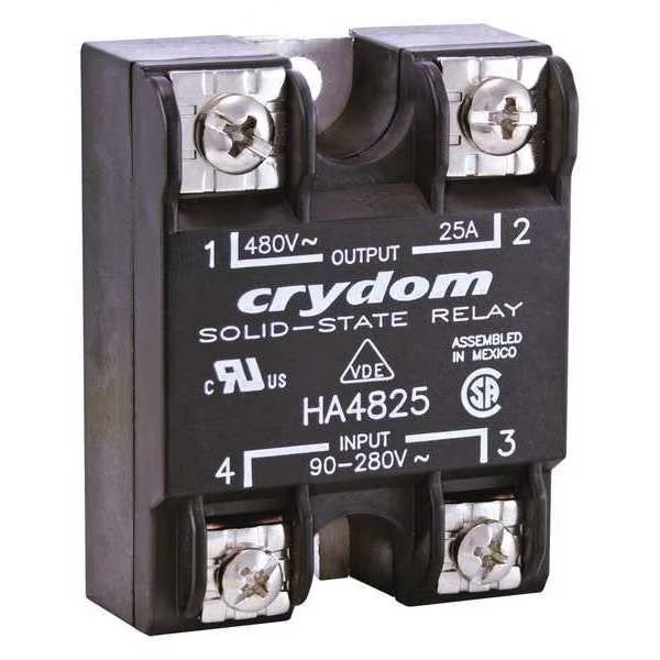 Solid State Relay, 90 to 280VAC, 50A, Crydom, Mfr#: HA4850