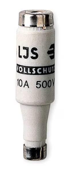 Ceramic Fuse, D27 Series, Fast-Acting, 20A, 500V AC, 50kA at 500V AC, Eaton Bussmann, Mfr#: 20D27Q