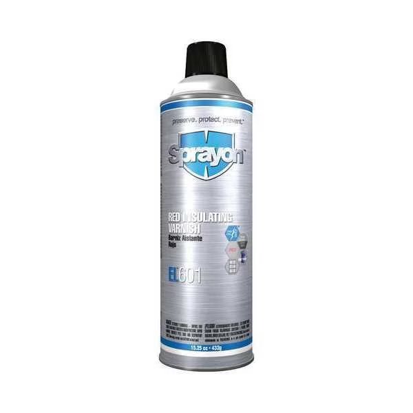 Red Insulating Varnish, 20 oz., Sprayon, Mfr#: SC0601000