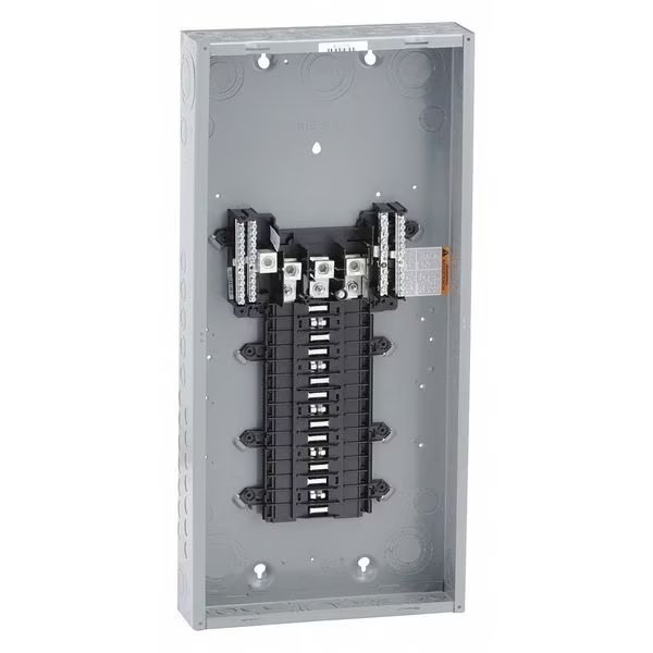 Load Center, QO, 30 Spaces, 200A, 120/240V AC, Main Lug, 3 Phase, Square D, Mfr#: QO330L200G