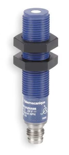 Ultrasonic Sensor, NPN/PNP, 51mm, 12mmdia, Telemecanique Sensors, Mfr#: SM350A22800