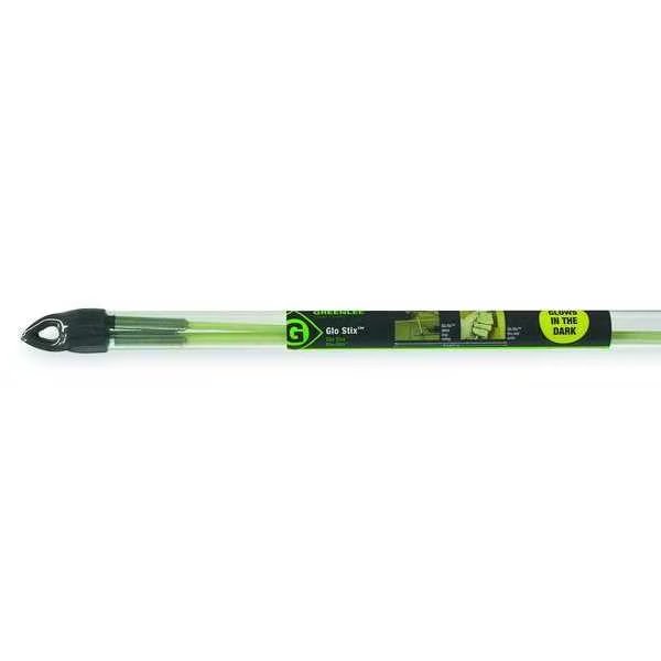 Glow Rod, 5 ft to 15 ft, Fiberglass, Greenlee, Mfr#: 540-15