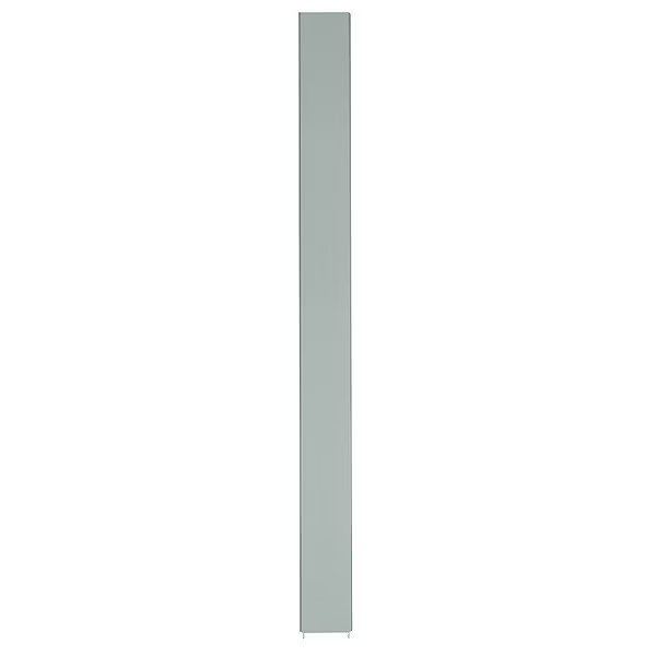 82" x 5" Pilaster Toilet Partition, Cellular Honeycomb, Gray, Asi Global Partitions, Mfr#: 40-M1370503-25