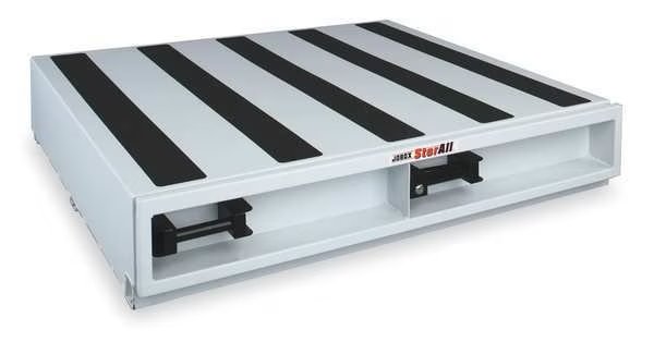 White StorAll™ 9" Tall Heavy-Duty Steel Drawer Storage 48"W x 9"H x 48"L - 5" Deep Drawer, Crescent Jobox, Mfr#: 664980