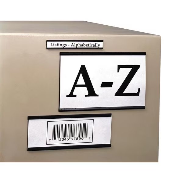Label Holder, Magnetic, 2x6, PK25, Aigner Index, Mfr#: MC206