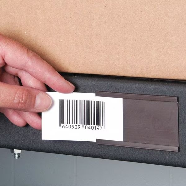 Magnetic C Channel Cardholder, W 1 Inch, Aigner Index, Mfr#: MC100