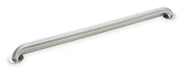 42" L, Front Mounted, Stainless Steel, Grab Bar, Satin, Bradley, Mfr#: SA70-001420