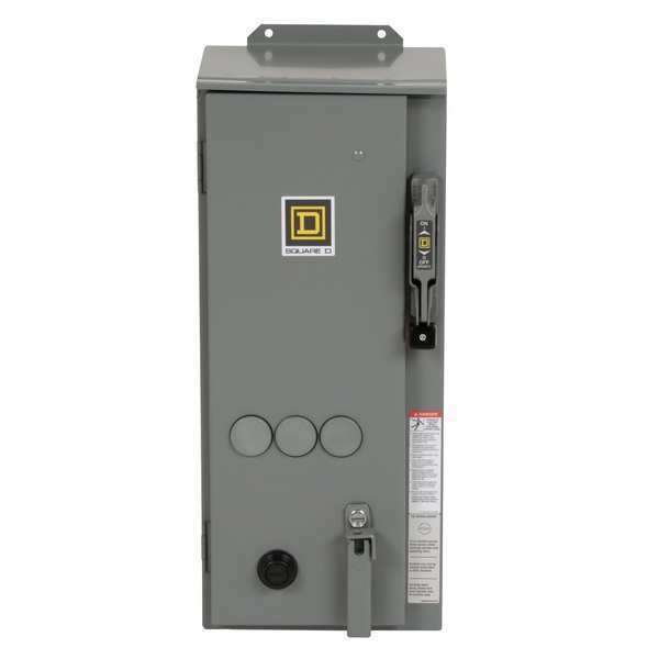 NEMA Fusible Str, Size 0,120V Coil, 12 Enc, Square D, Mfr#: 8538SBA23V02S
