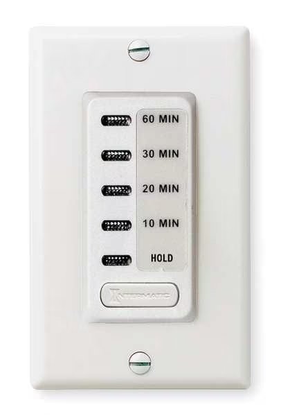 Auto Shut Off Timer, White, 1/4 HP, Intermatic, Mfr#: EI210W