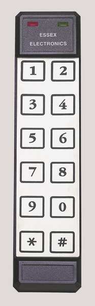 All-In-One Reader/Access Controller Keypad, Thinline 2x6, Essex, Mfr#: K1-26S