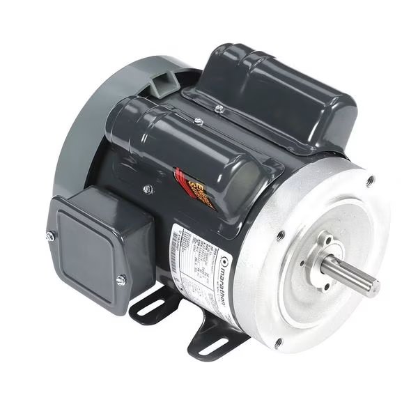 Capacitor-Start/Run General Purpose Motor, 1/3 HP, 56C Frame, 115/230V AC Voltage, Marathon Motors, Mfr#: 5KCR46JN0087Y