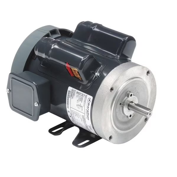 Capacitor-Start/Run General Purpose Motor, 1 HP, 115/230V AC Voltage, 56C Frame, 1,725 Nameplate RPM, Marathon Motors, Mfr#: 5KCR49UN0106X