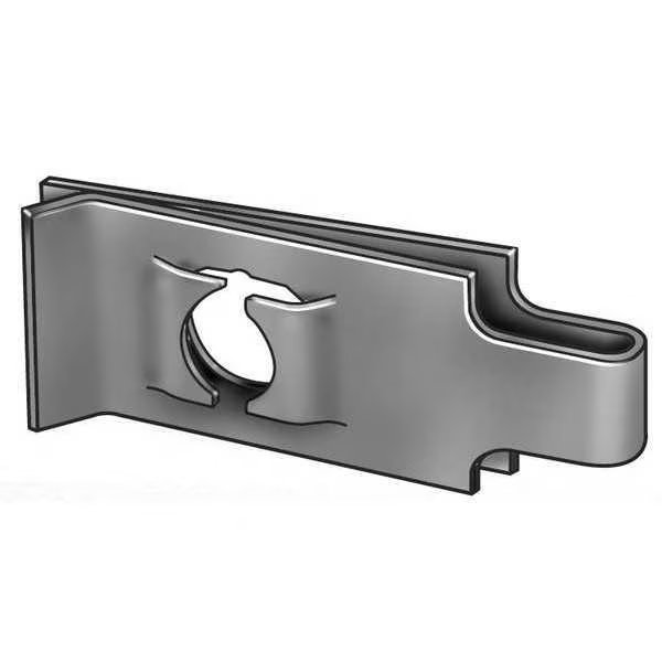 Spring Nut, #10-24, U Shape, Steel, Not Graded, Phosphate Finish, 50 PK, EnjoyTool Select, Mfr#: 1LBC4