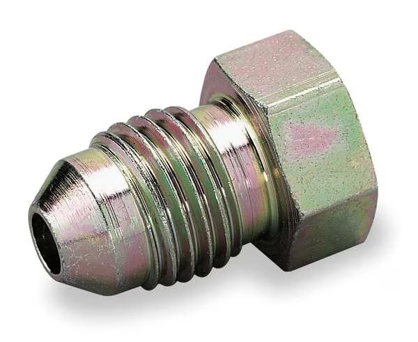 1/2" Flare x JIC 316 SS 37 Degree Male Plug, Airway, Mfr#: 2408-08SS